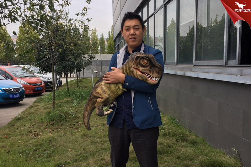 恐龍手偶，抱在手里的恐龍