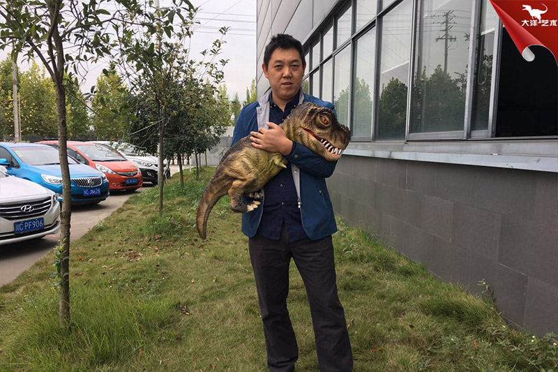 恐龍手偶，抱在手里的恐龍