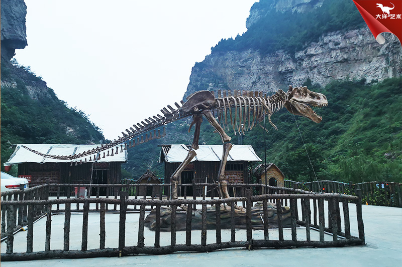 恐龍化石骨架，霸王龍化石骨架